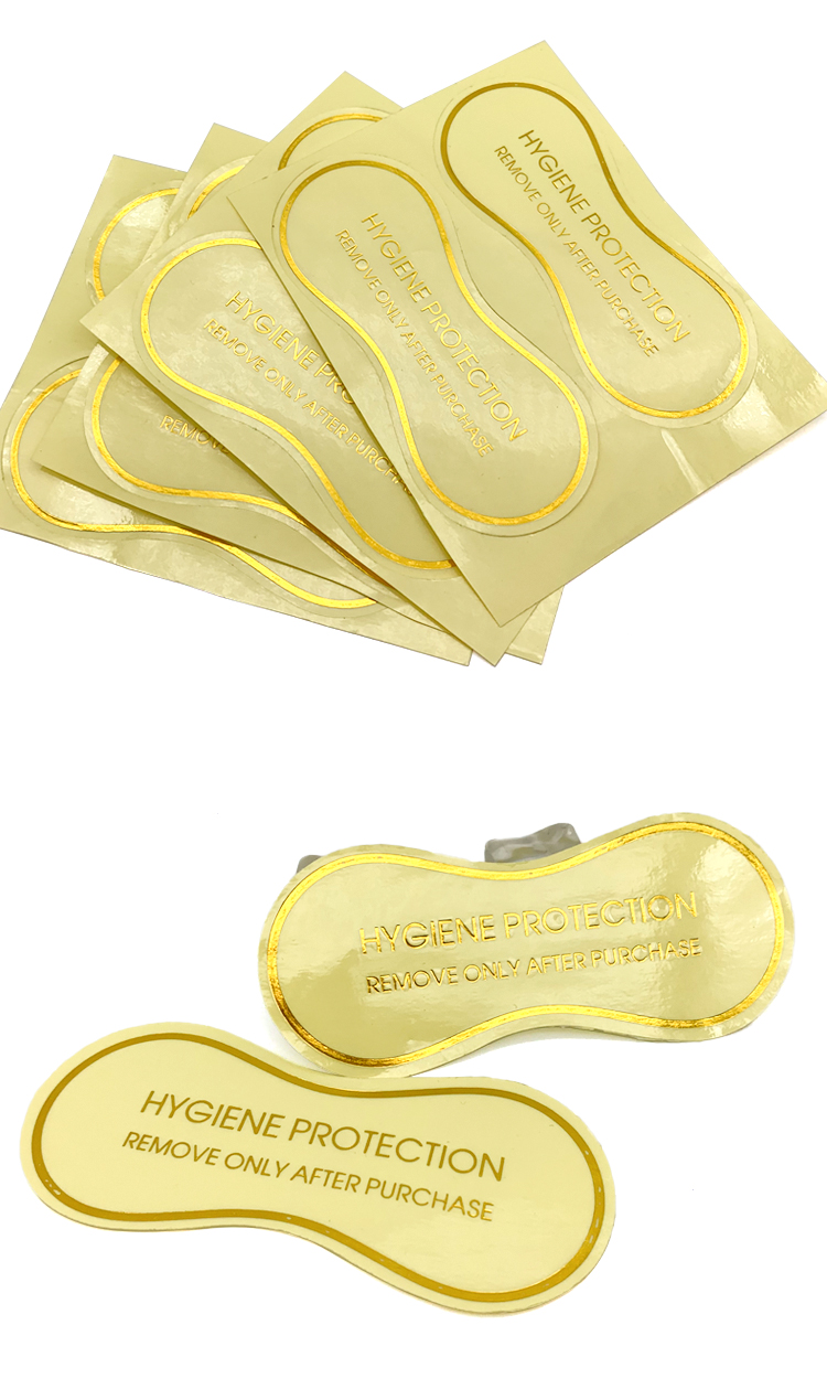 stiker selangkangan pakaian dalam foil emas