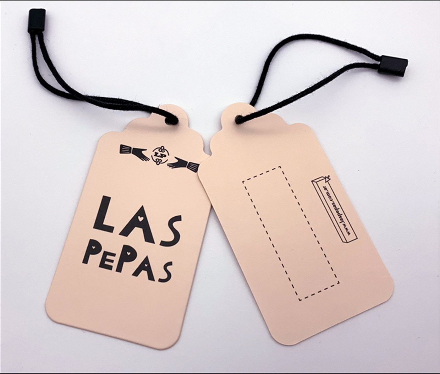 Customizable Die-cut shape clothing swing tag  (4)