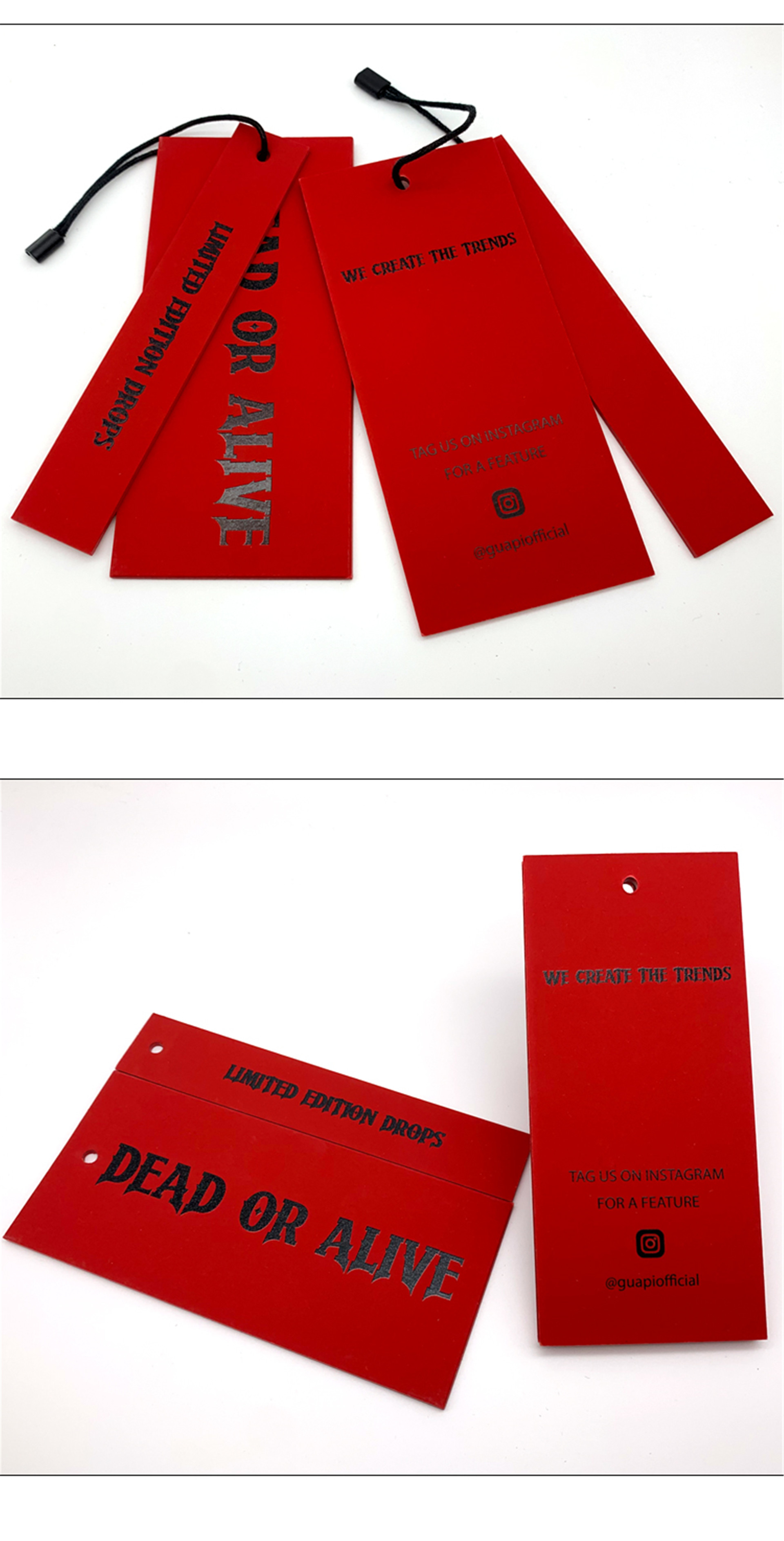 OEM printing personalized clothing hang tag (3)