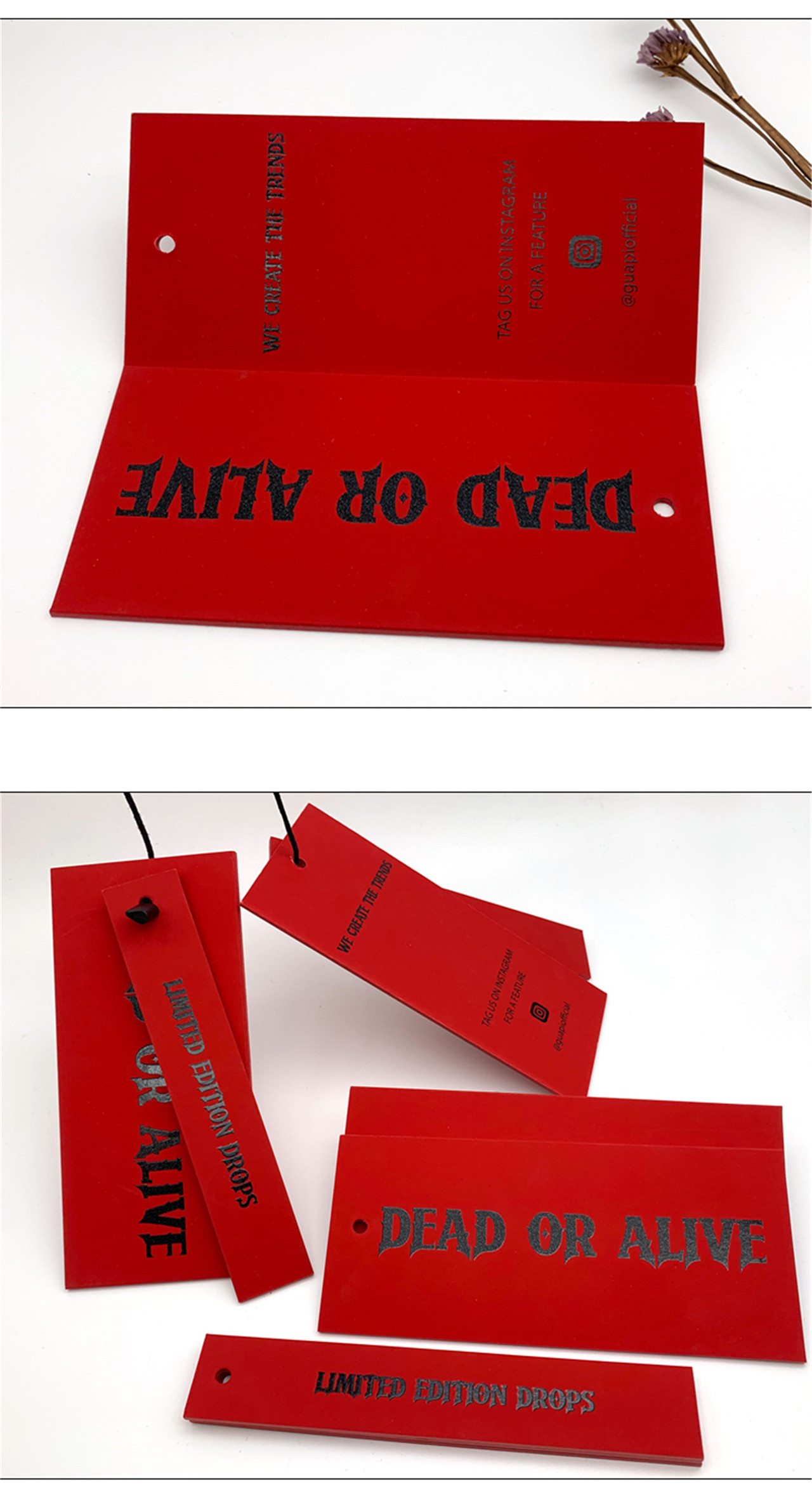 OEM printing personalized clothing hang tag (4)