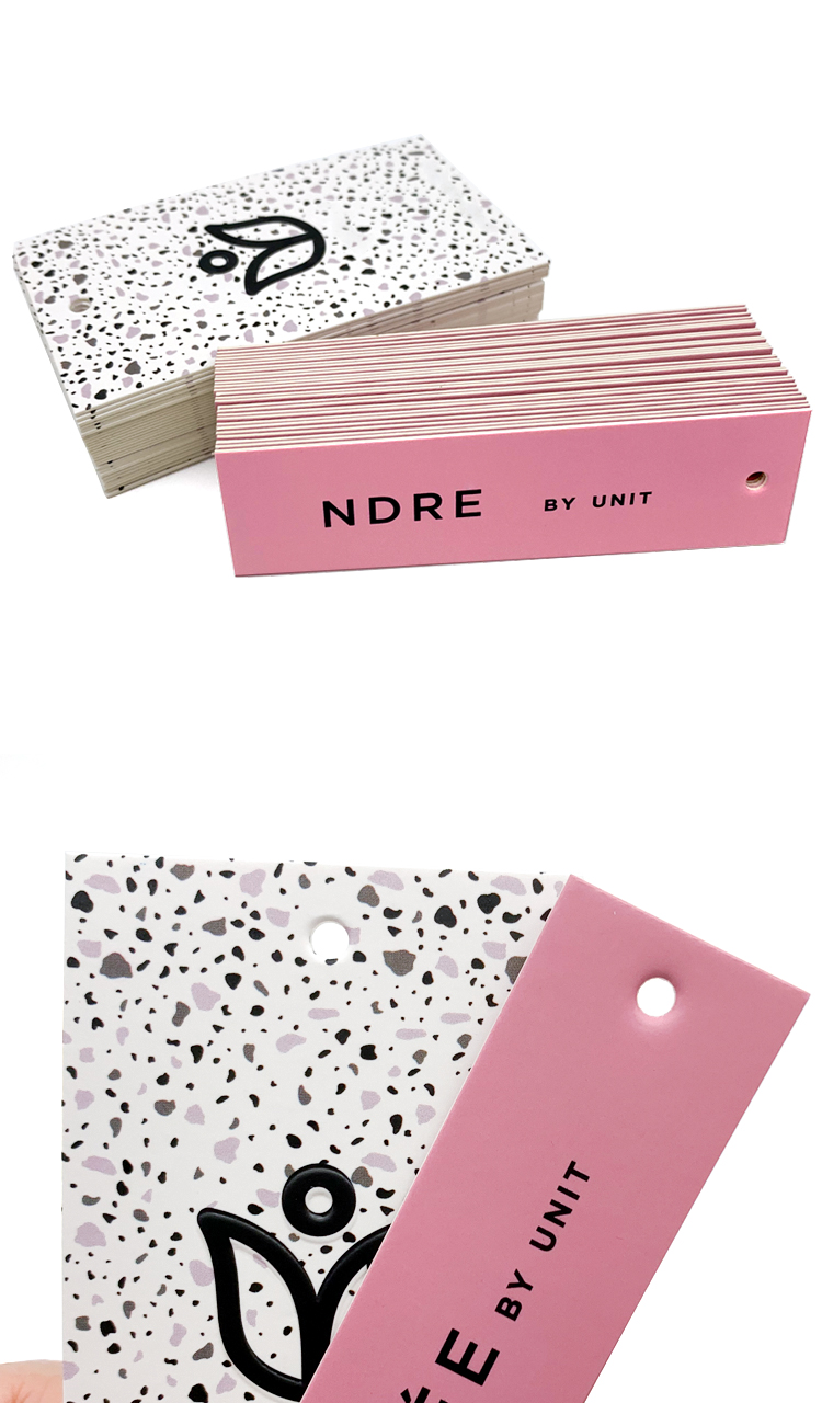 Relief paper card paper tag hang tag direst supplier