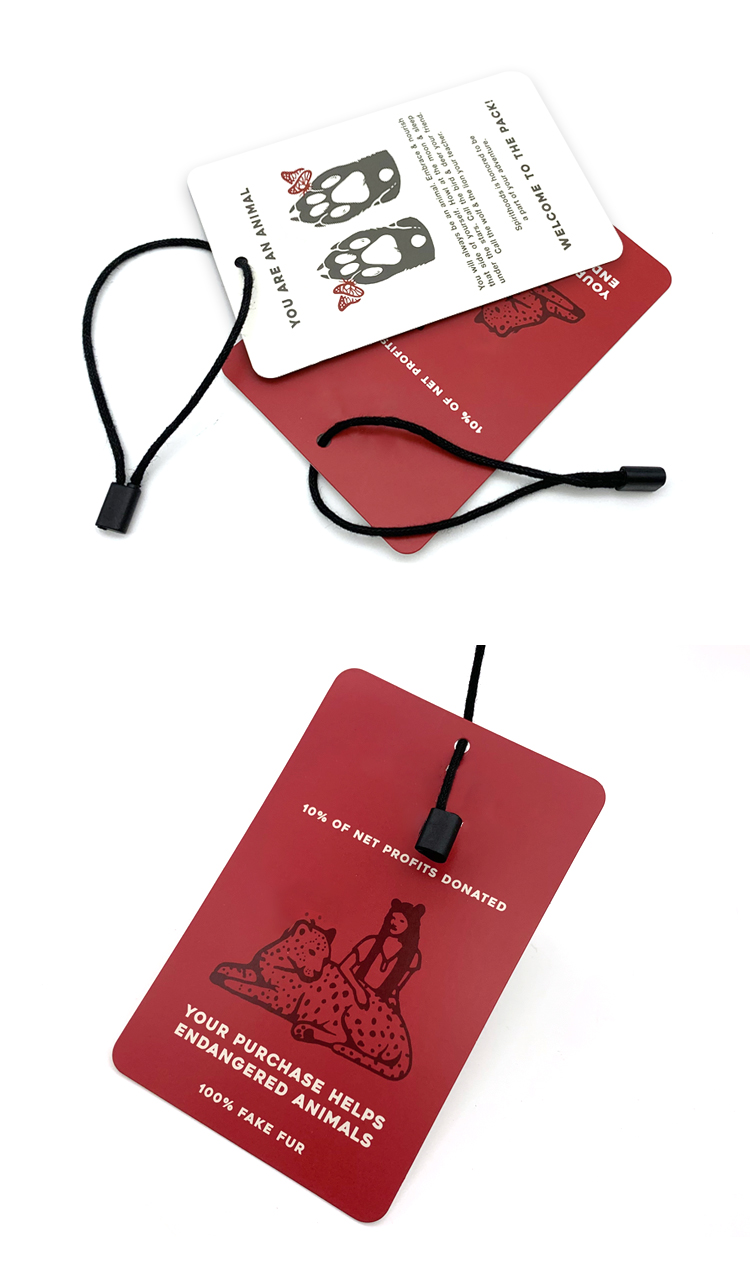 Printing manufacturer support custom Brand tag for clothing